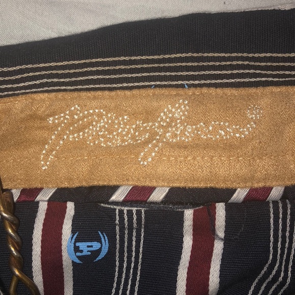 Phat Farm button down striped graphic shirt - Picture 3 of 4